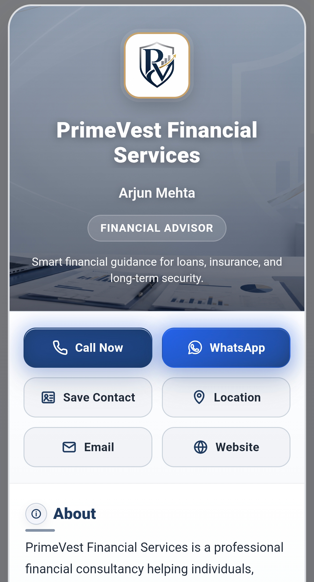 Corporate White Pro theme preview