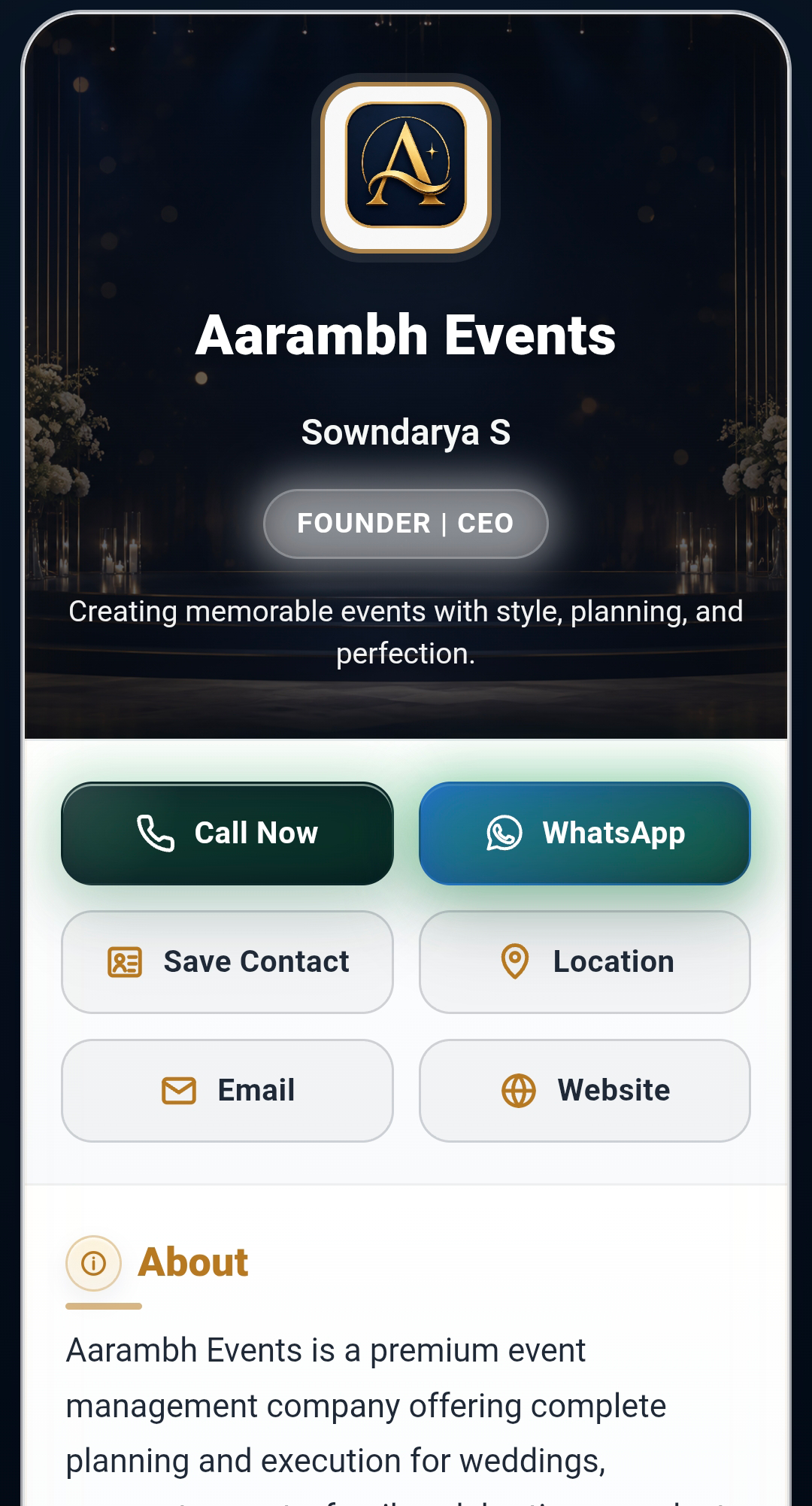 Default Premium theme preview